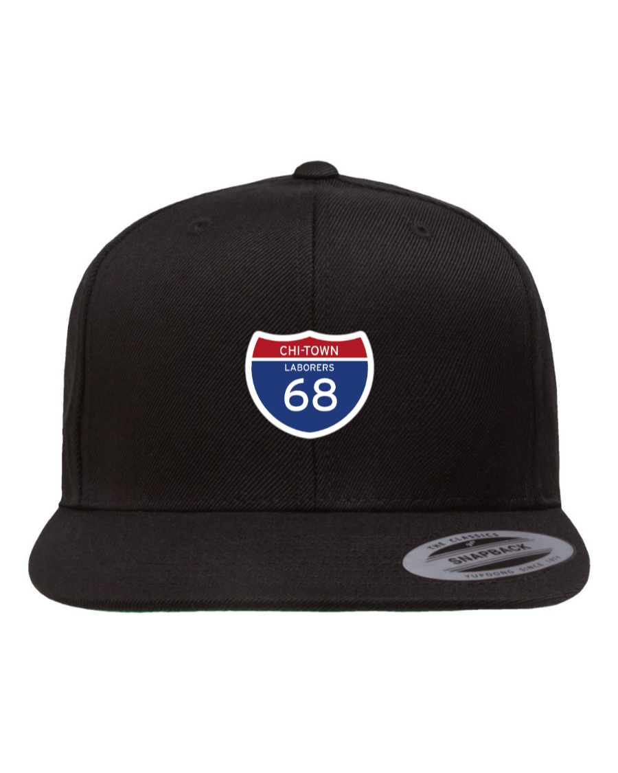 Flat Bill Snapback Cap - Chi-Town Laborers 68