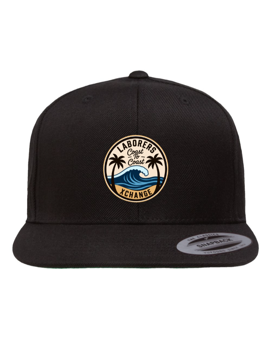 Flat Bill Snapback Cap - Laborers Coast to Coast