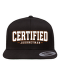 Flat Bill Snapback Cap - Certified Journeymen