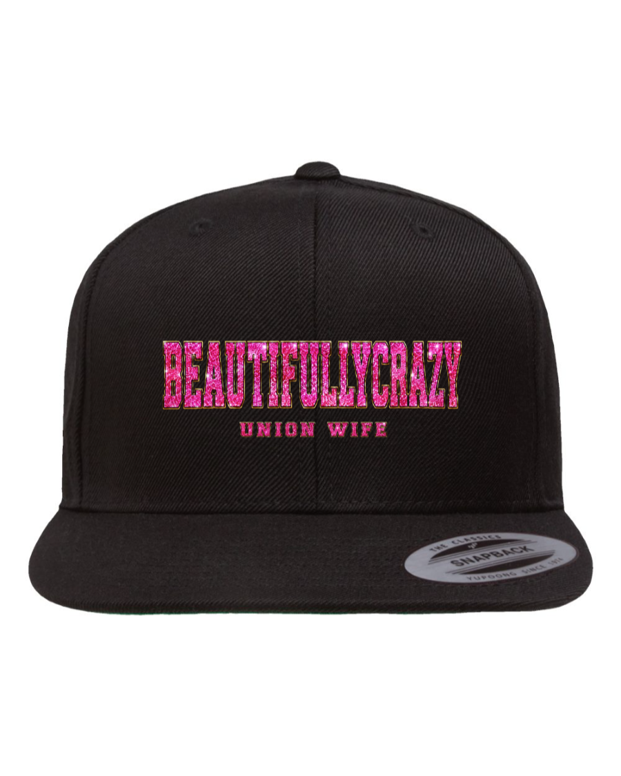 Flat Bill Snapback Cap - Beautifullycrazy Union Wife