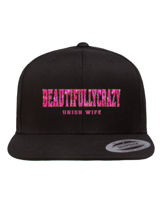 Flat Bill Snapback Cap - Beautifullycrazy Union Wife