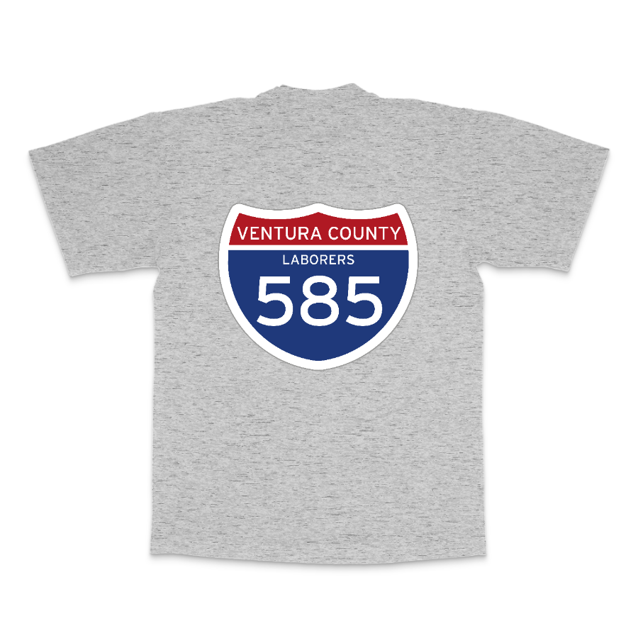 MEN'S HEAVY TEE - Ventura County Laborers 585