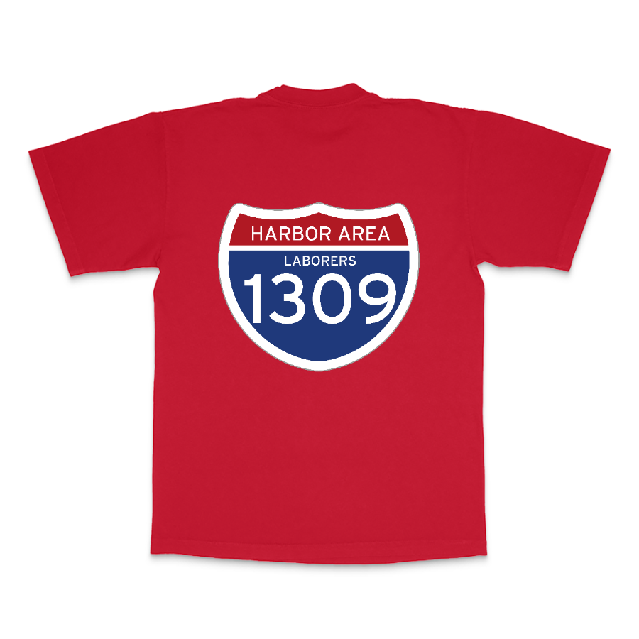 MEN'S HEAVY TEE -  Harbor Area Laborers 1309