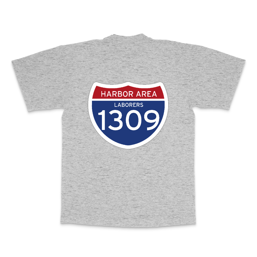 MEN'S HEAVY TEE -  Harbor Area Laborers 1309