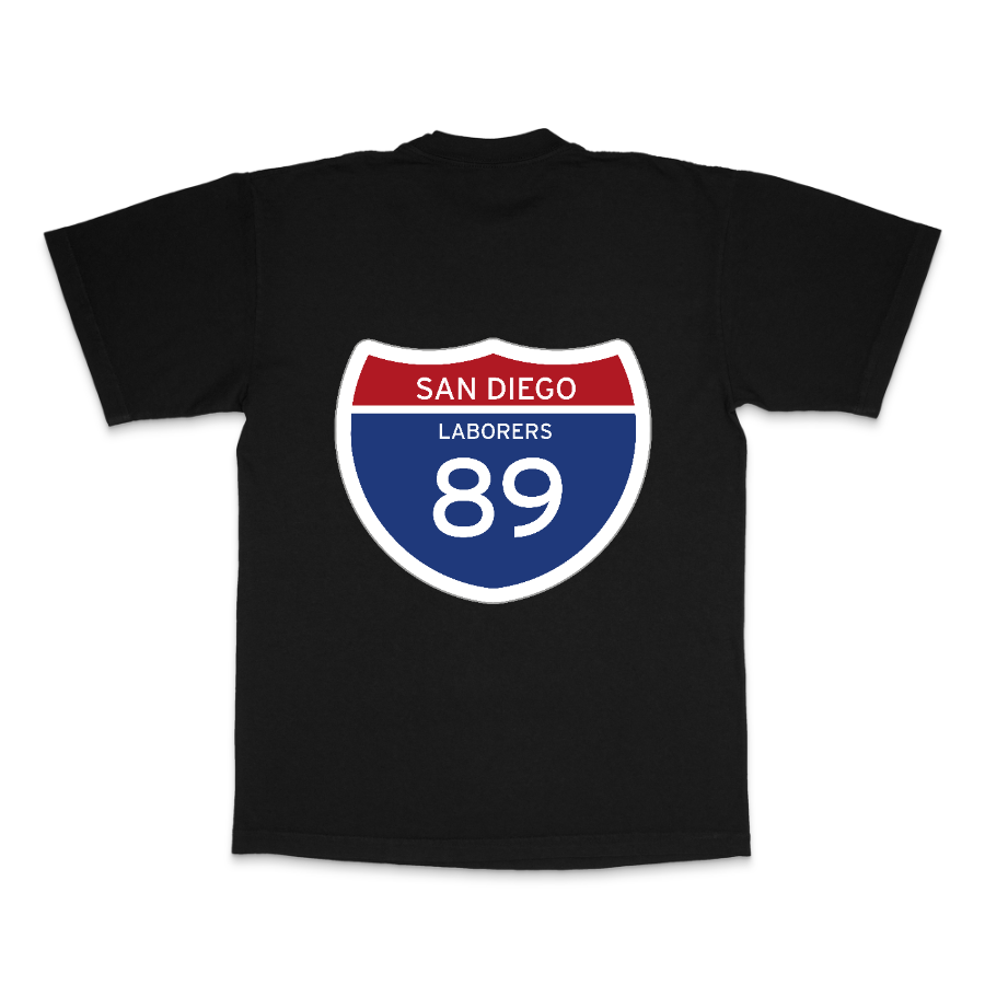 HEAVY TEE - San Diego Laborers 89
