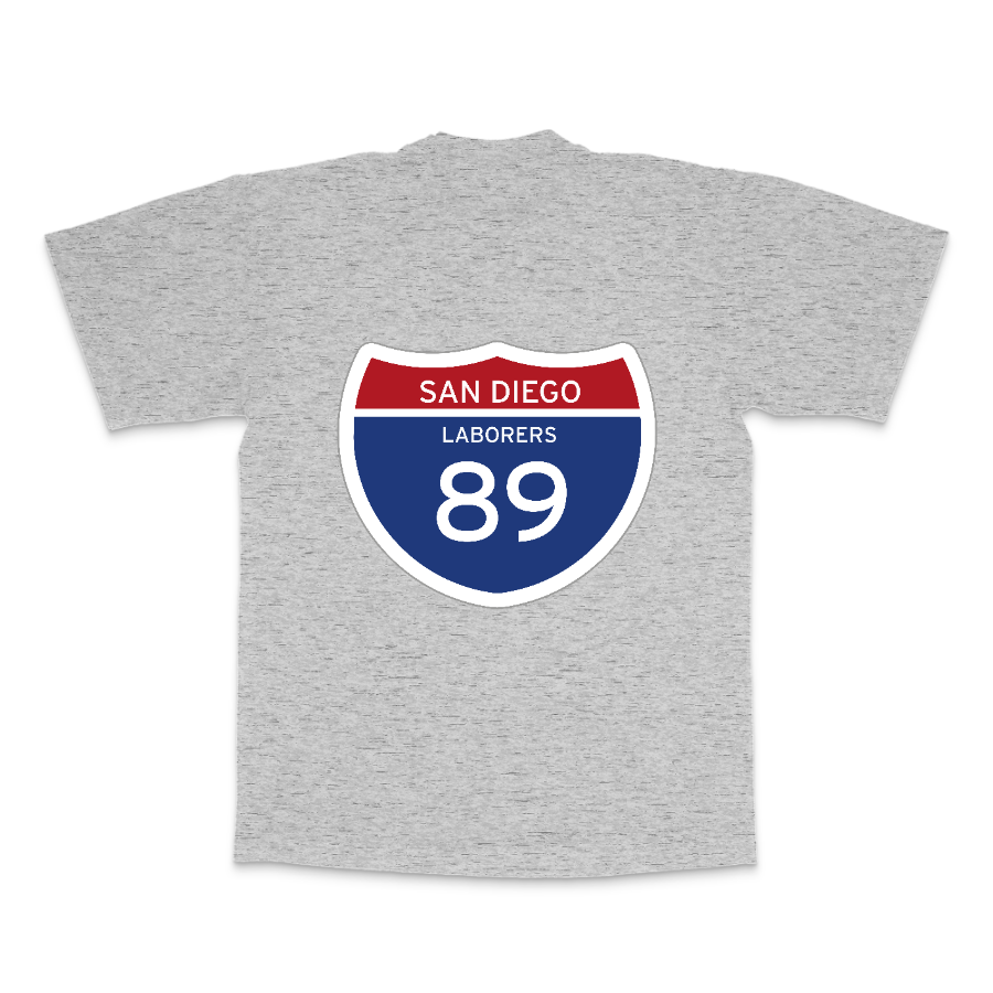 MEN'S HEAVY TEE - San Diego Laborers 89