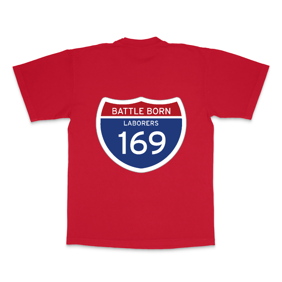 MEN'S HEAVY TEE - Battle Born Laborers 169