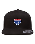 Flat Bill Snapback Cap - Boston Strong Laborers 22