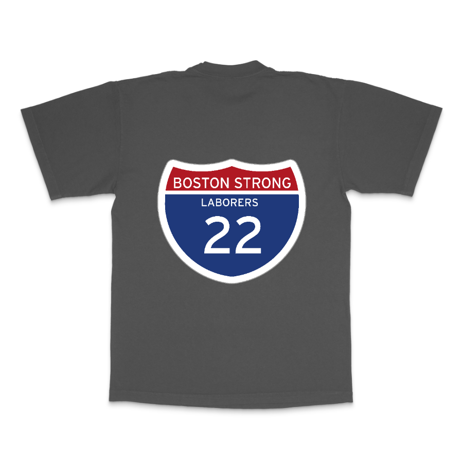 Heavyweight Tee            Boston Strong,Laborers 22