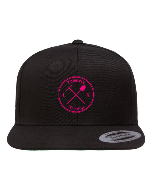 Flat Bill Snapback Cap - Laborers Xchange