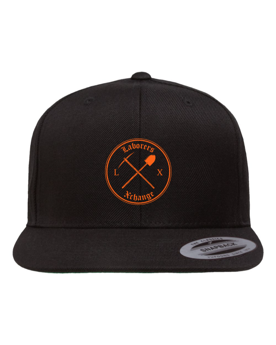 Flat Bill Snapback Cap - Laborers Xchange
