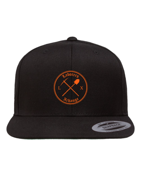 Flat Bill Snapback Cap - Laborers Xchange